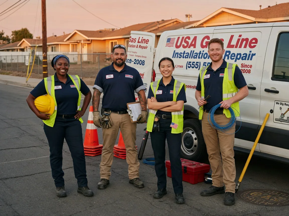 Gas Line Installation company in Mantador, ND
